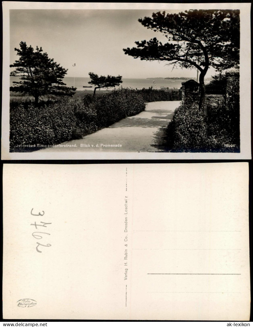Ansichtskarte Wangerooge Blick Von Der Promenade 1937 - Wangerooge