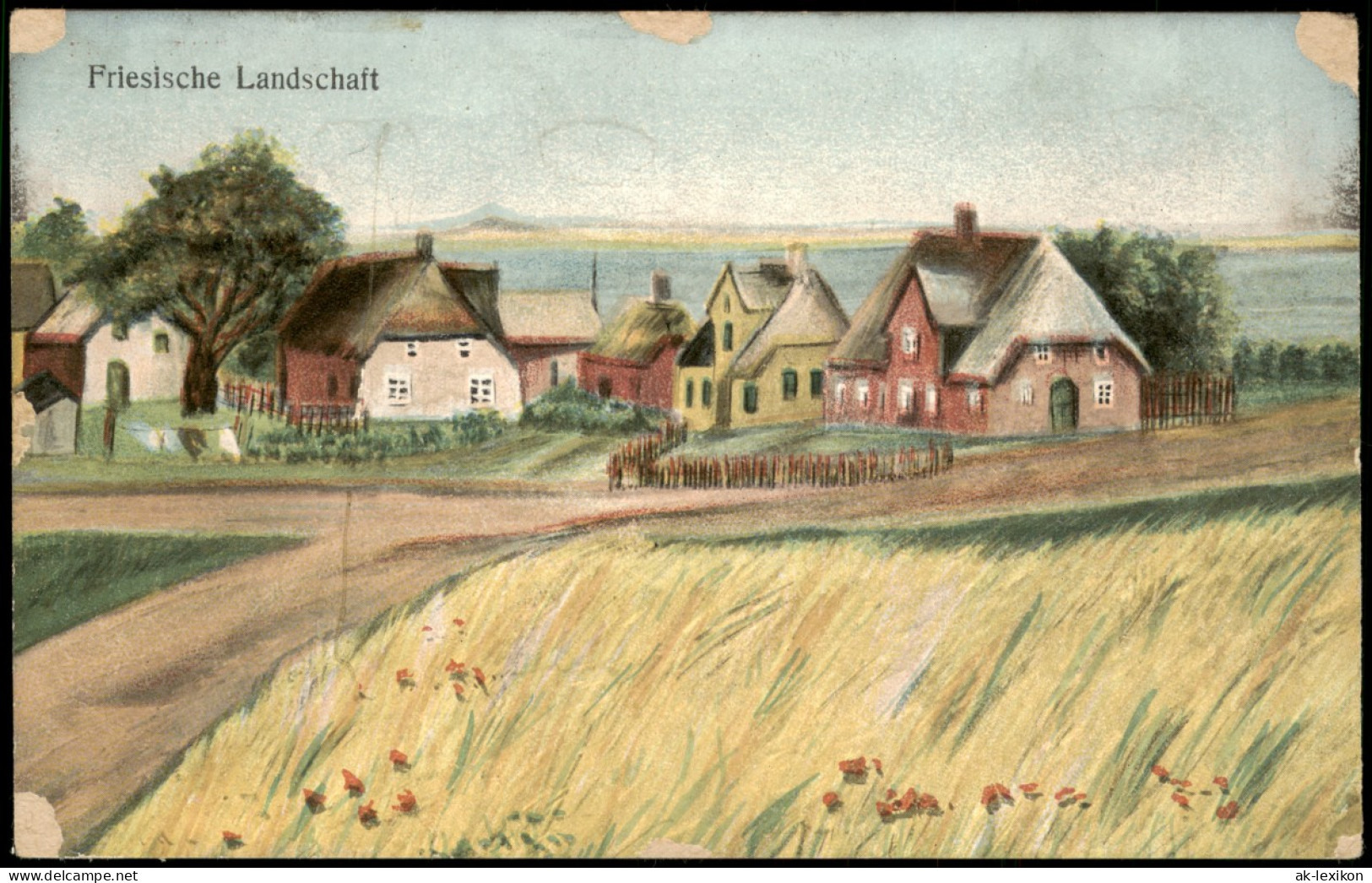 Ansichtskarte  Friesische Landschaft - Künstlerkarte 1914 - Unclassified