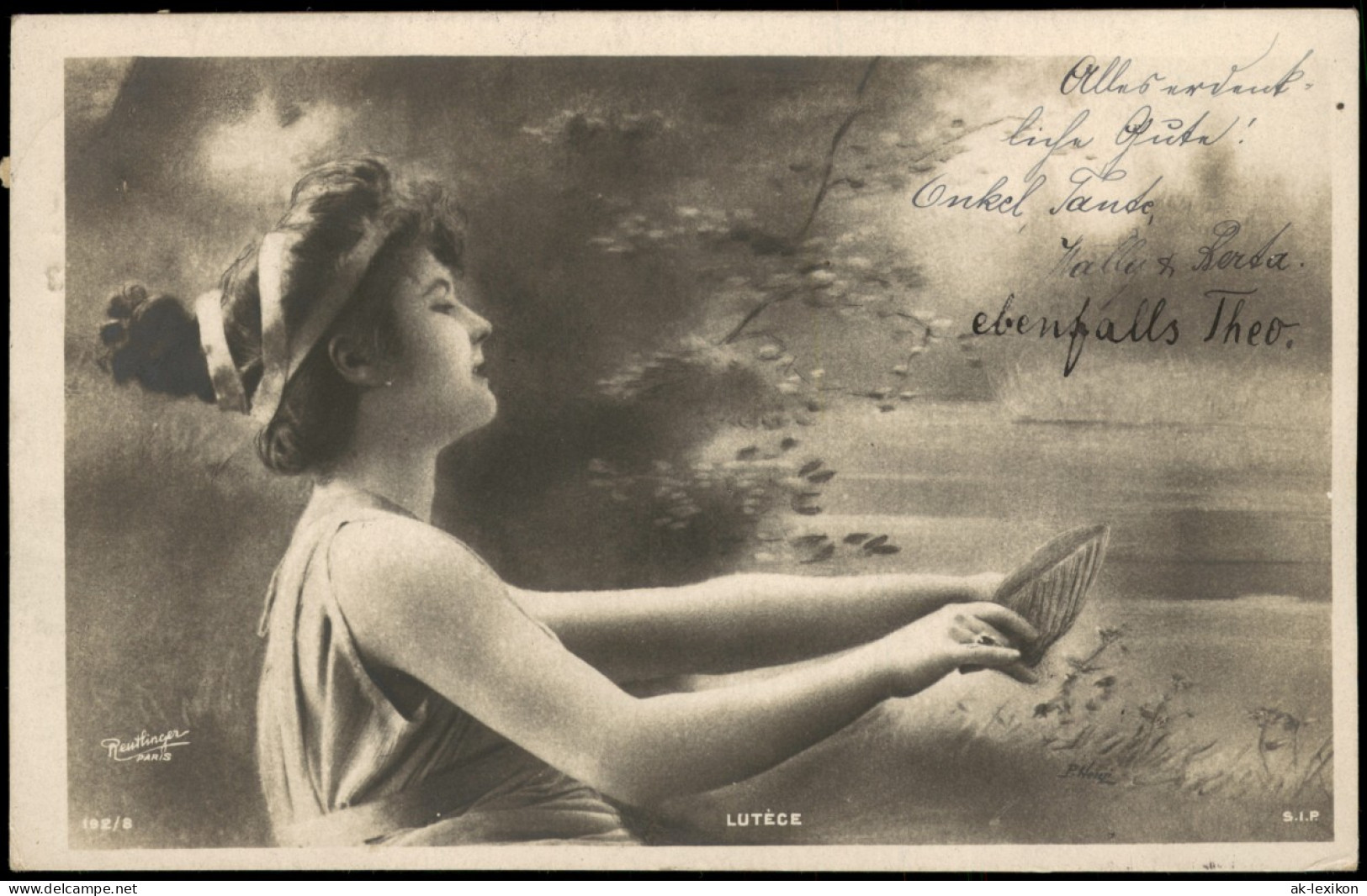 Menschen Soziales Leben & Fotokunst: Lutece Laszives Frauen-Foto 1904 - Personnages