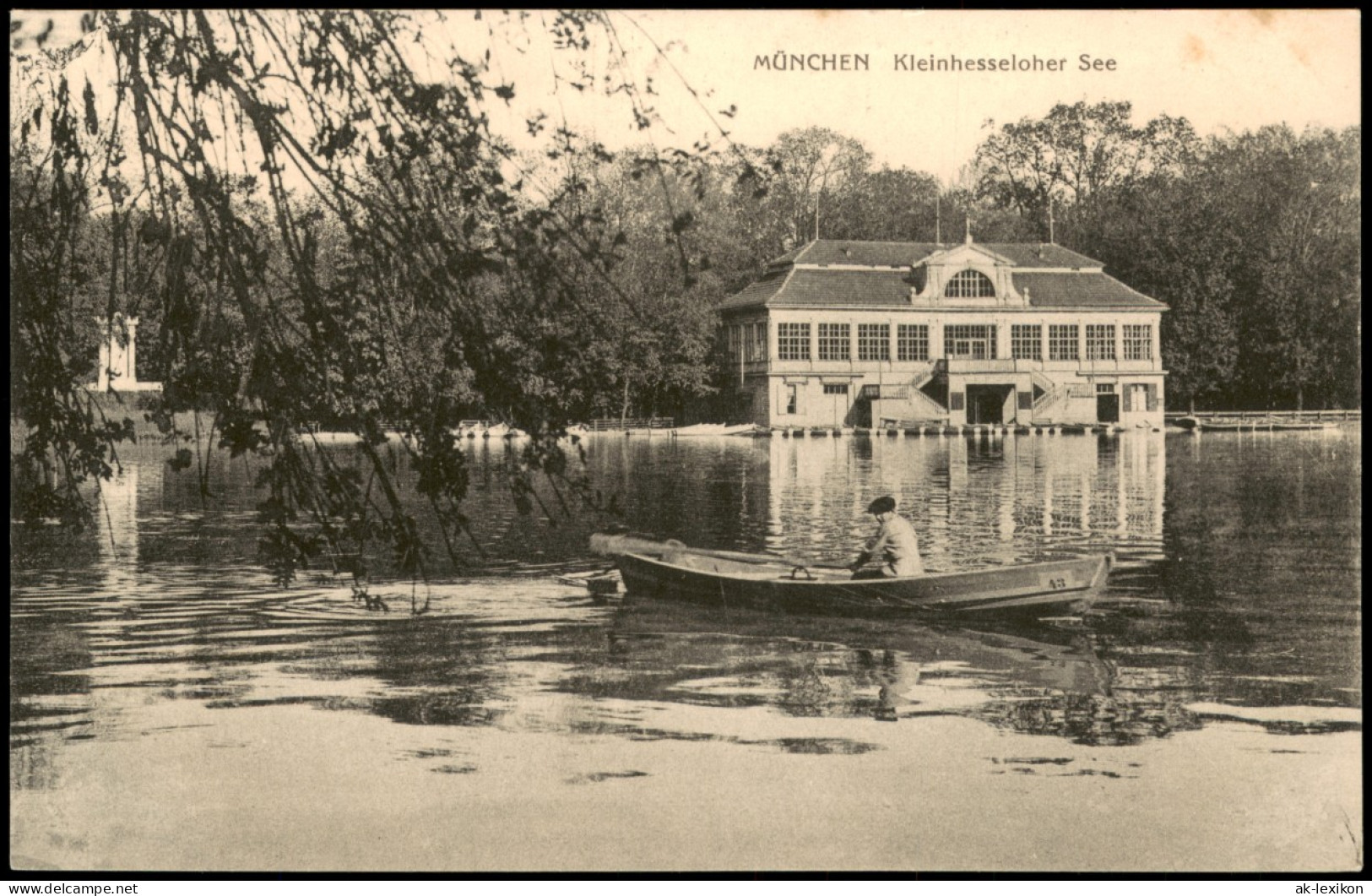 Ansichtskarte München Kleinhesseloher See 1910 - Muenchen