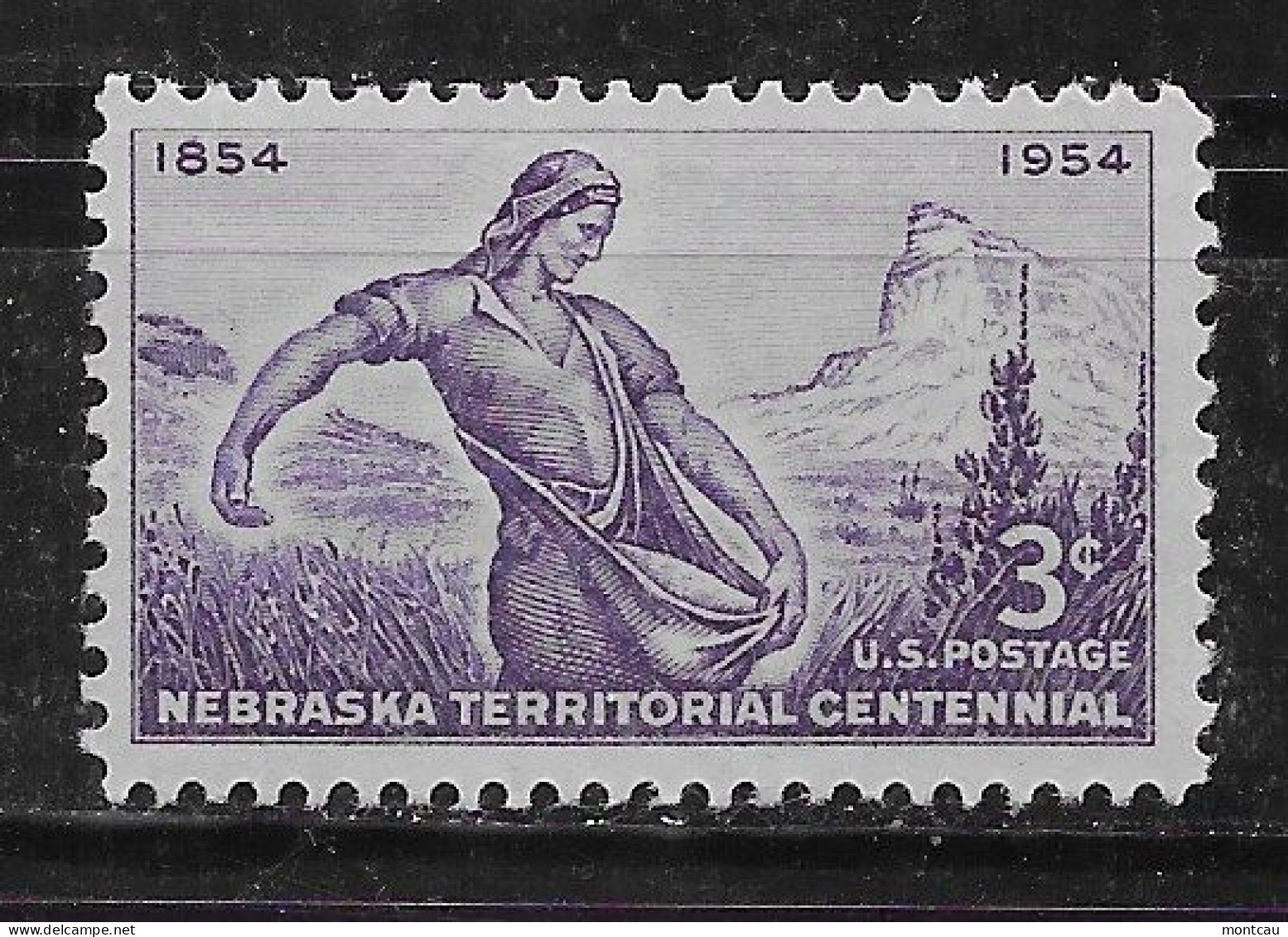 USA 1954.  Nebraska Sc 1060  (**) - Ungebraucht