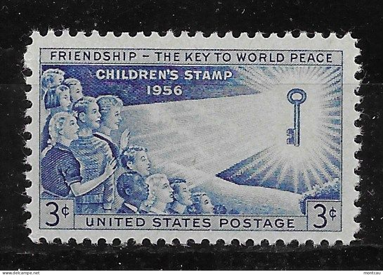 USA 1956.  Key For Peace Sc 1085  (**) - Unused Stamps