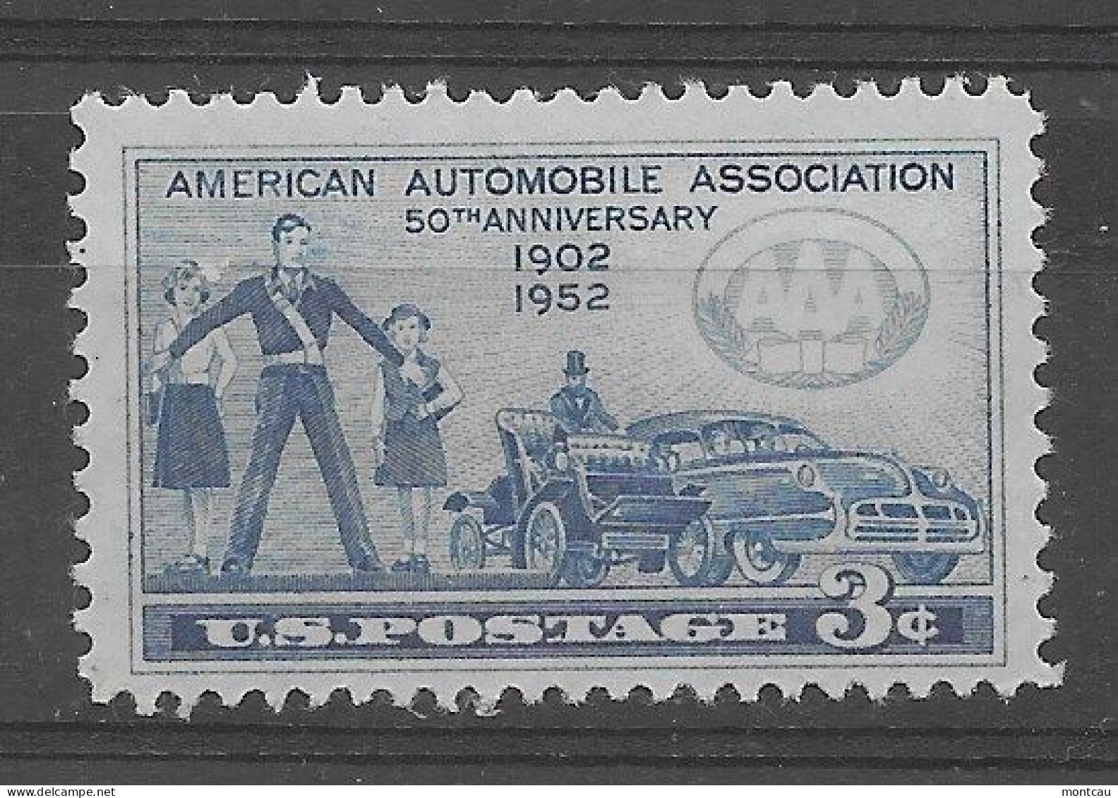USA 1952.  Automobile Sc 1007  (**) - Unused Stamps