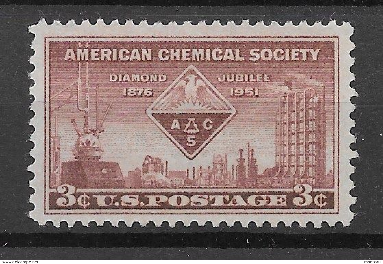 USA 1951.  Chemical Sc 1002  (**) - Ongebruikt