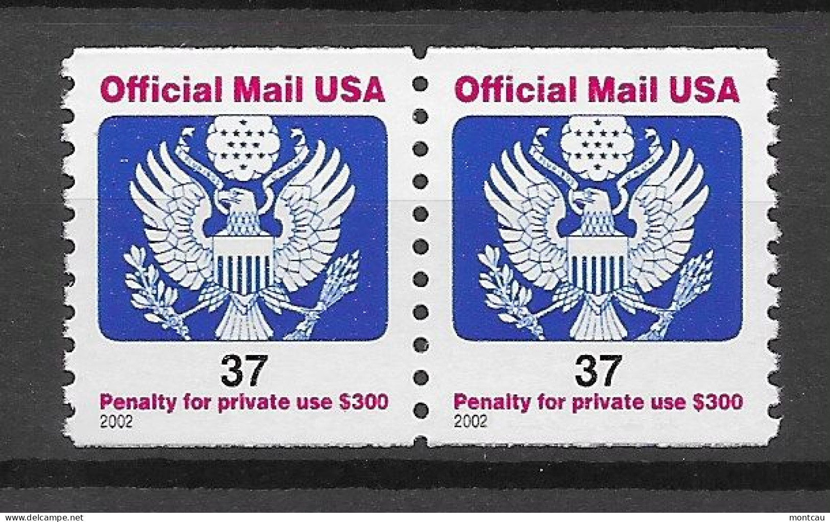 USA 2002.  Penalty Mail Sc O59  (**) - Other & Unclassified