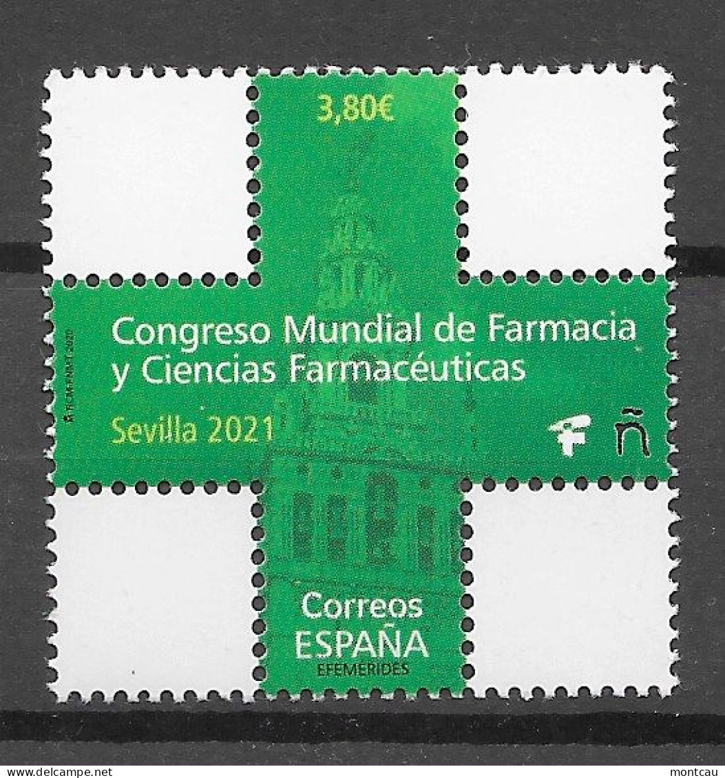 España 2020.  Farmacia    (**) - Unused Stamps