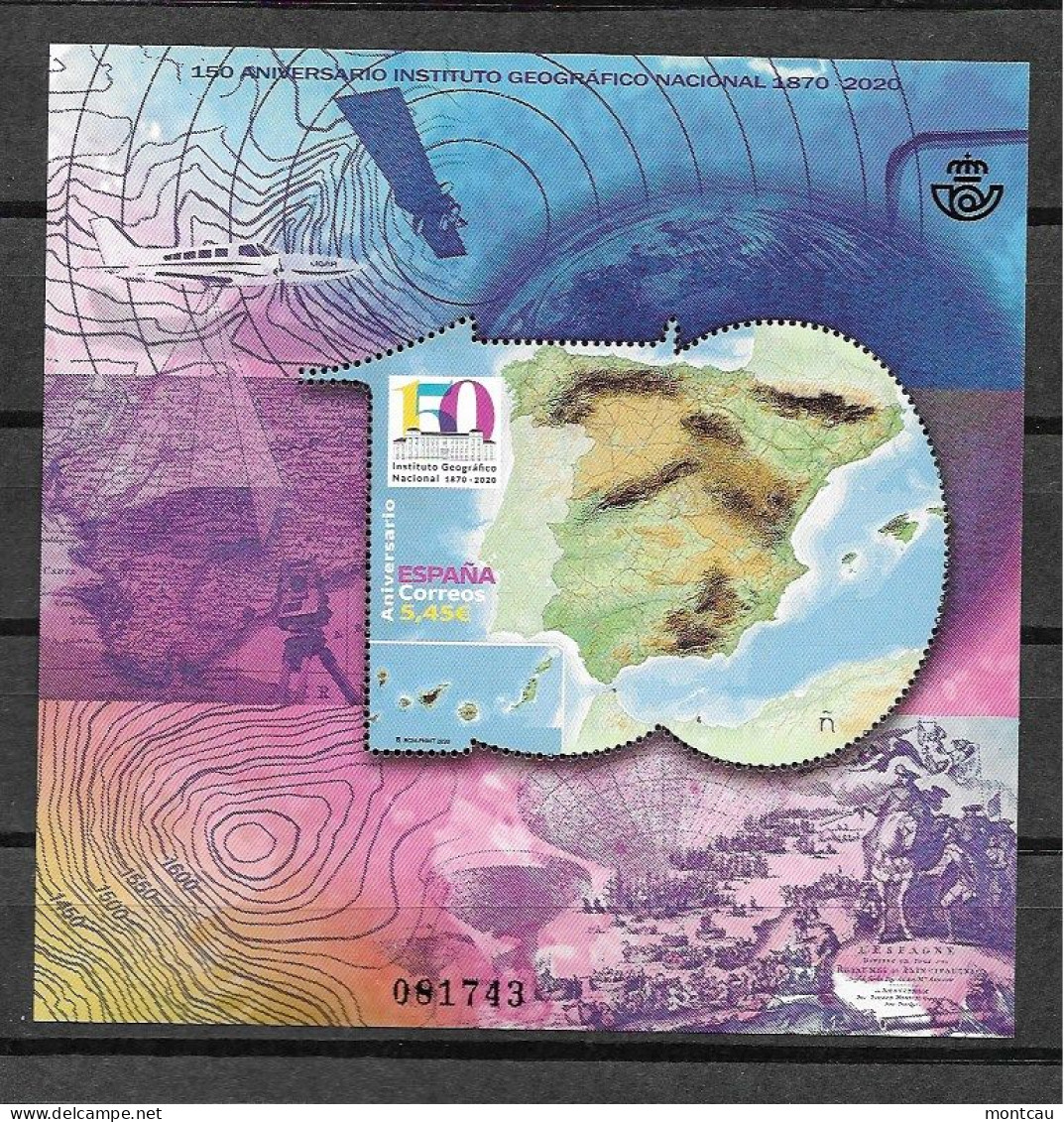 España 2020.  Inst. Geografico    (**) - Unused Stamps