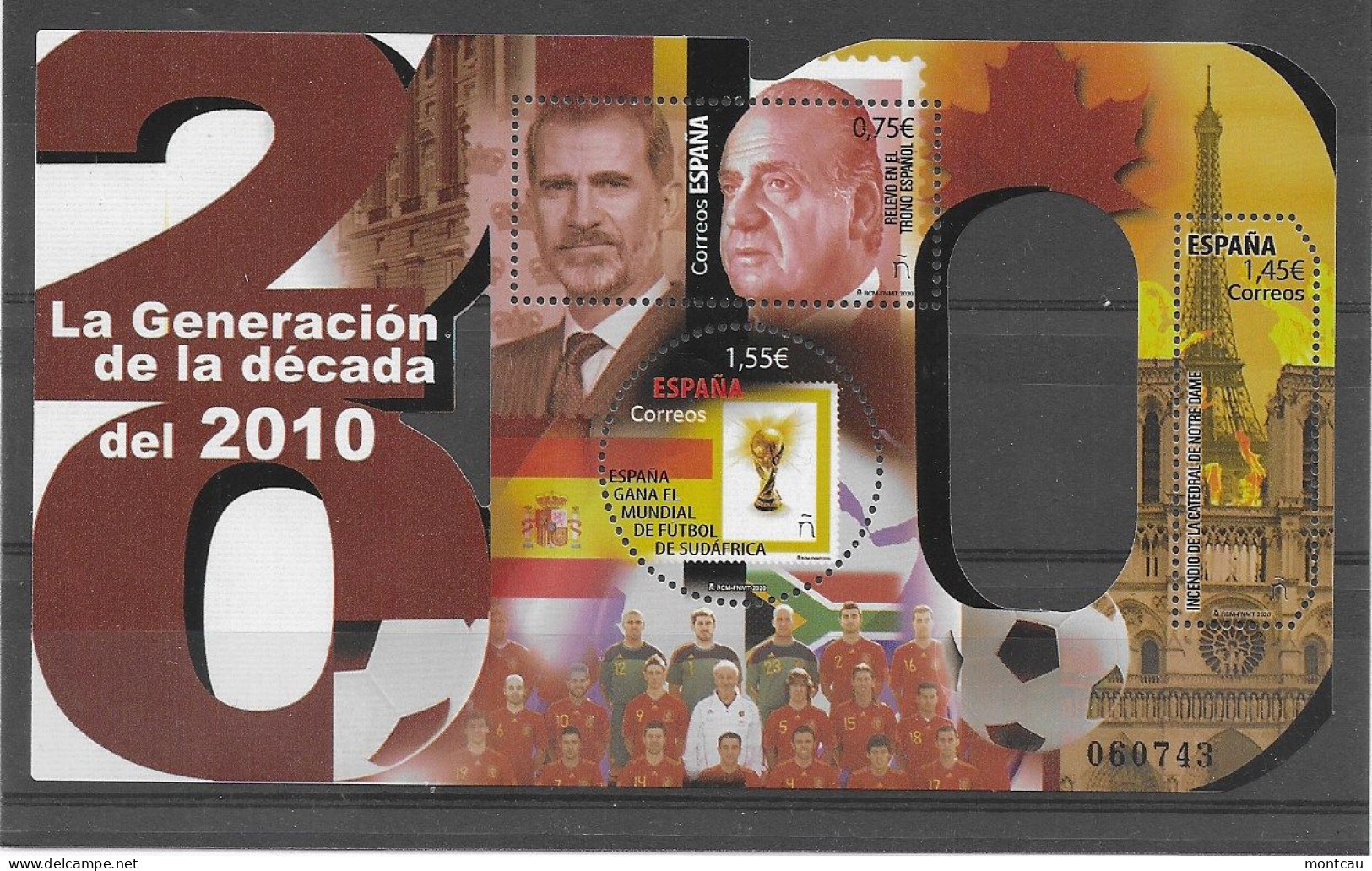 España 2020.  Los 2010    (**) - Unused Stamps