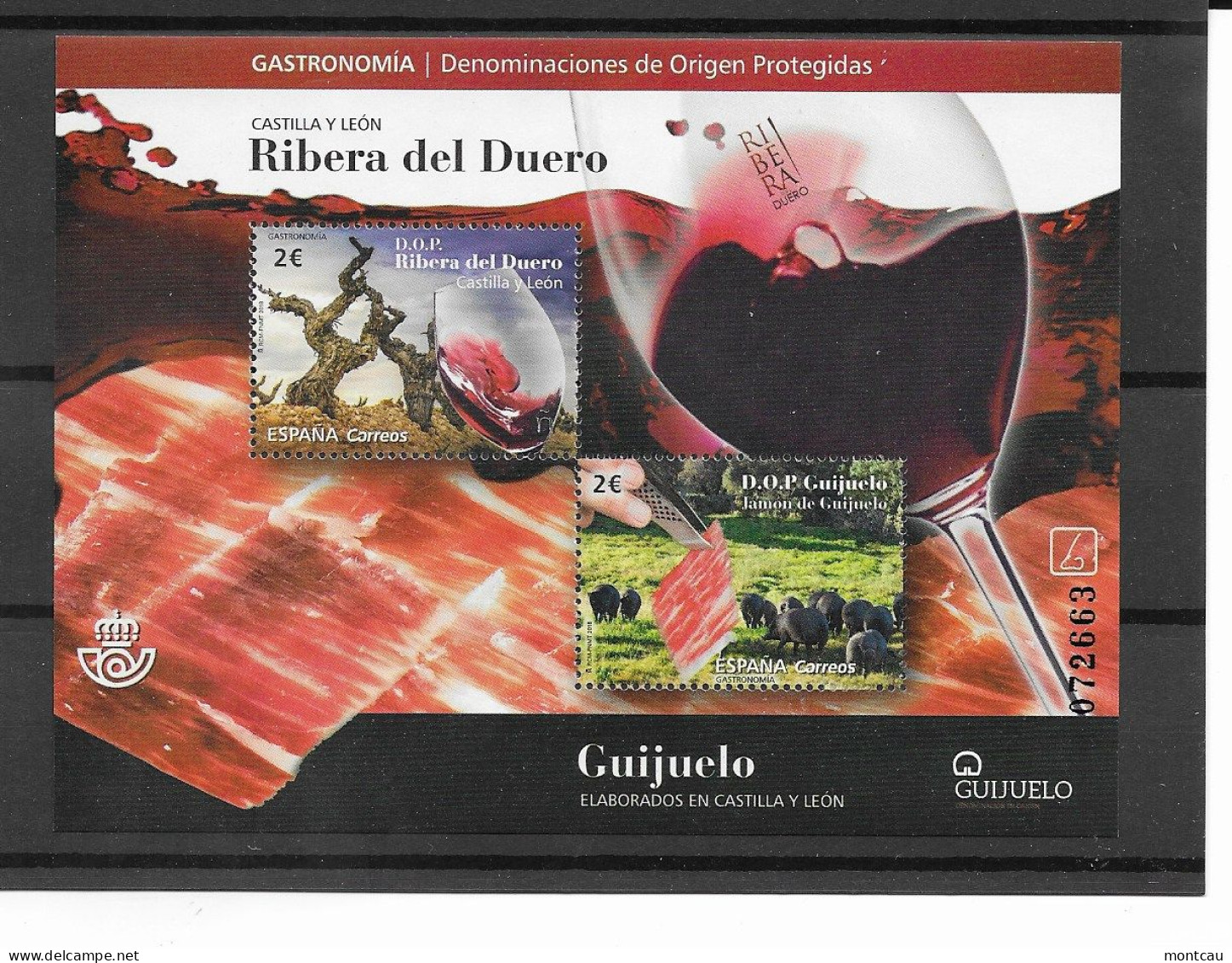 España 2018.  Gastronomia    (**) - Unused Stamps