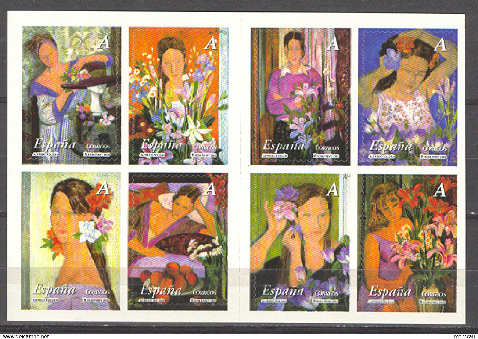 Spain 2003 - La Mujer Y Las Flores Ed 4003-10 (**) Auto - Unused Stamps