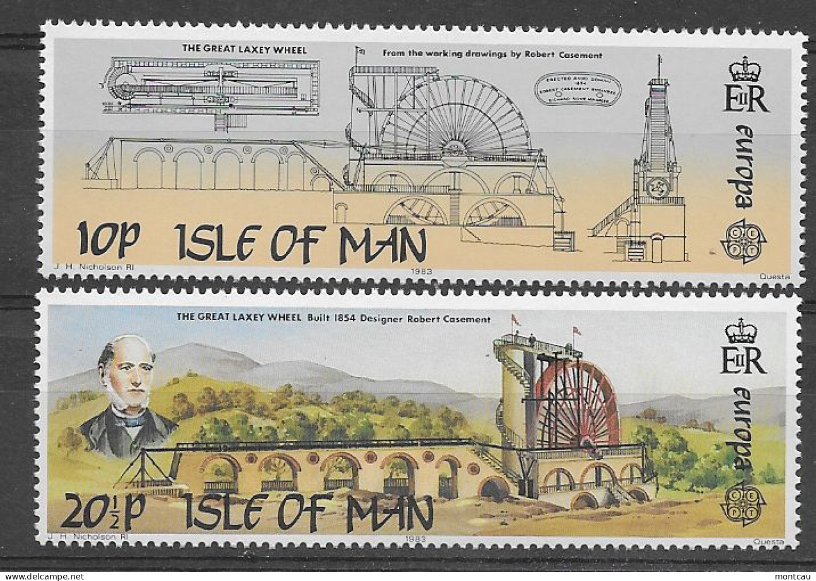 Is Man 1983.  Europa Mi 240-41  (**) - Isle Of Man