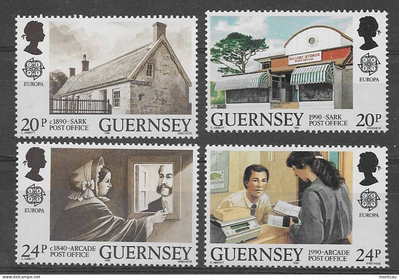Guernsey 1990.  Europa Mi 483-86  (**) - Guernesey