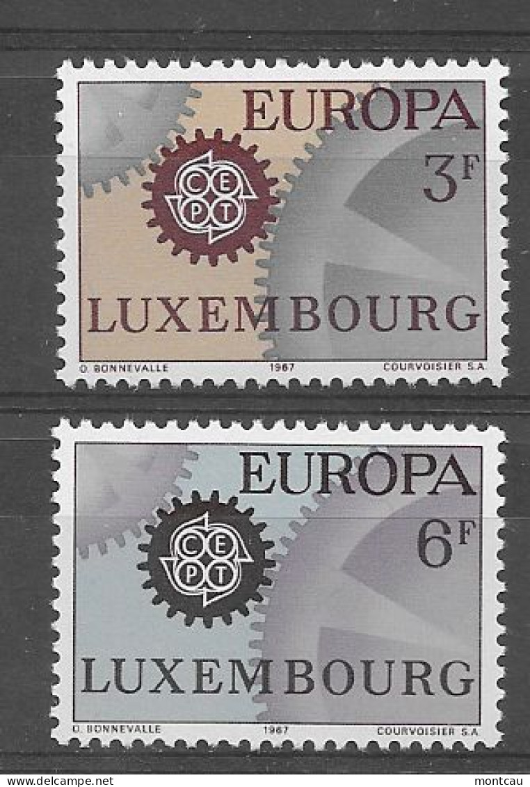 Luxembourg 1967.  Europa Mi 748-49  (**) - Neufs