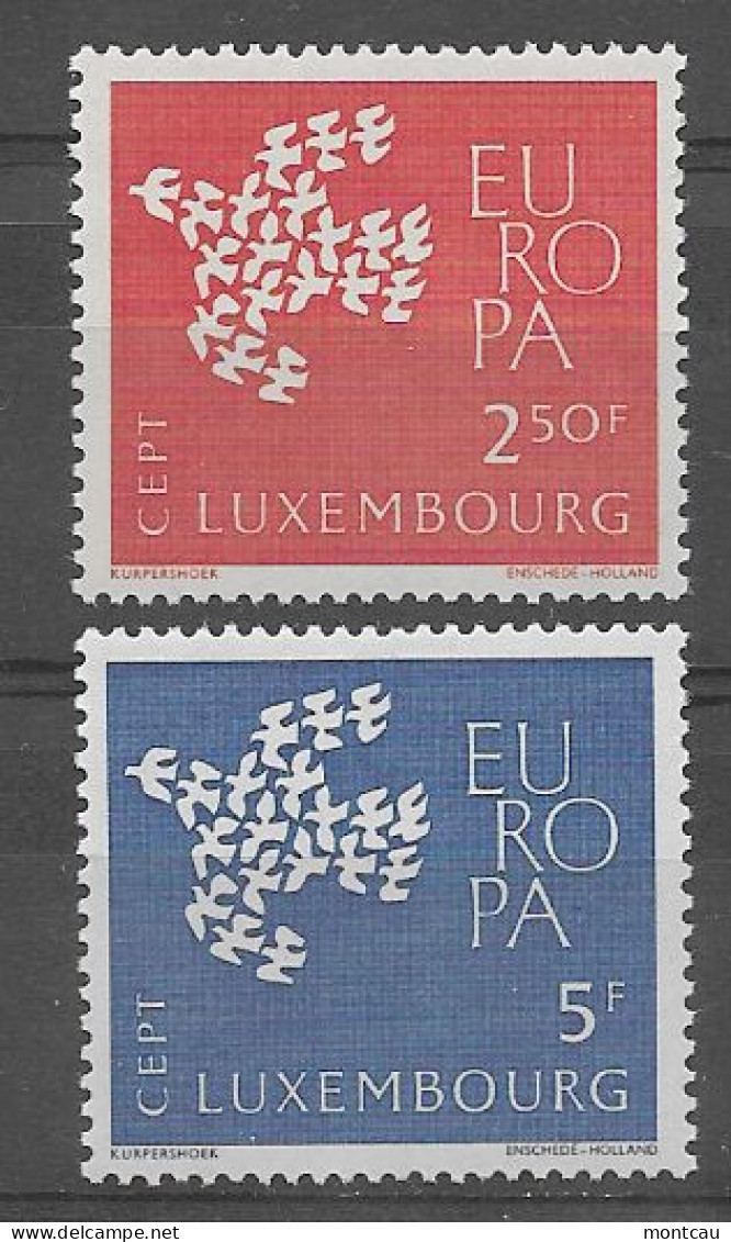 Luxembourg 1961.  Europa Mi 647-48  (**) - Ongebruikt