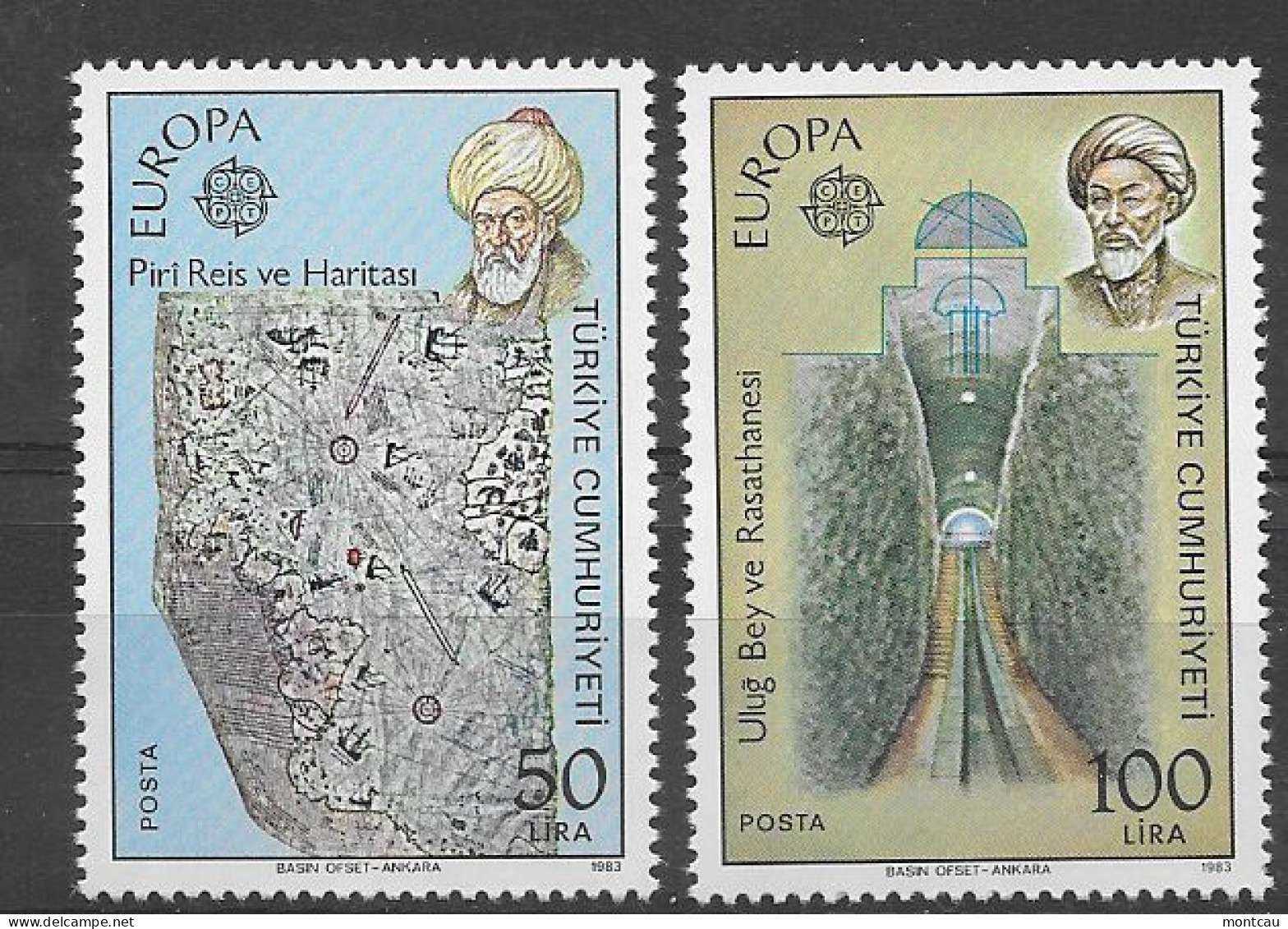 Turquia 1983.  Europa Mi 2631-32  (**) - Used Stamps