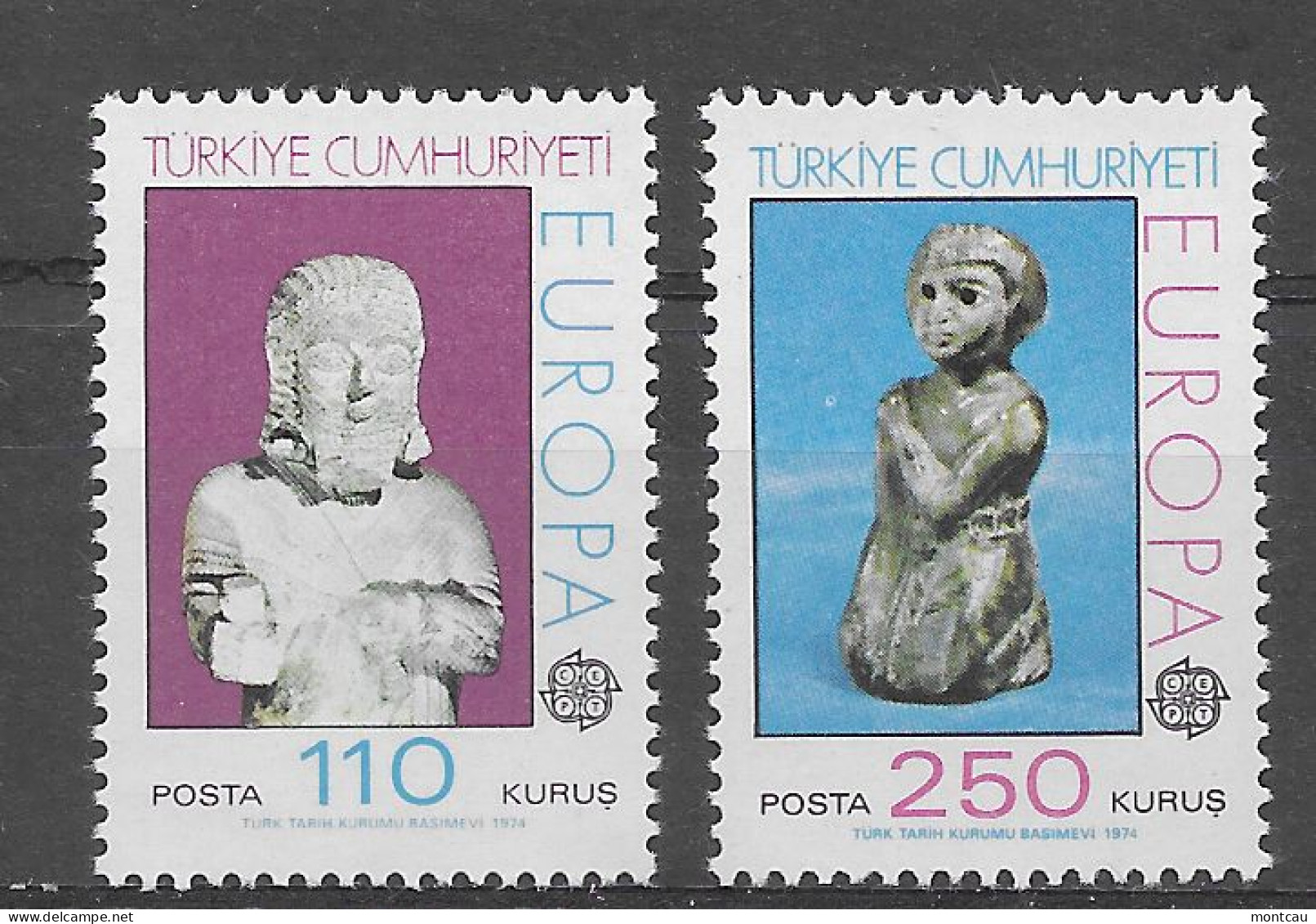Turquia 1974.  Europa Mi 2320-21  (**) - Usati