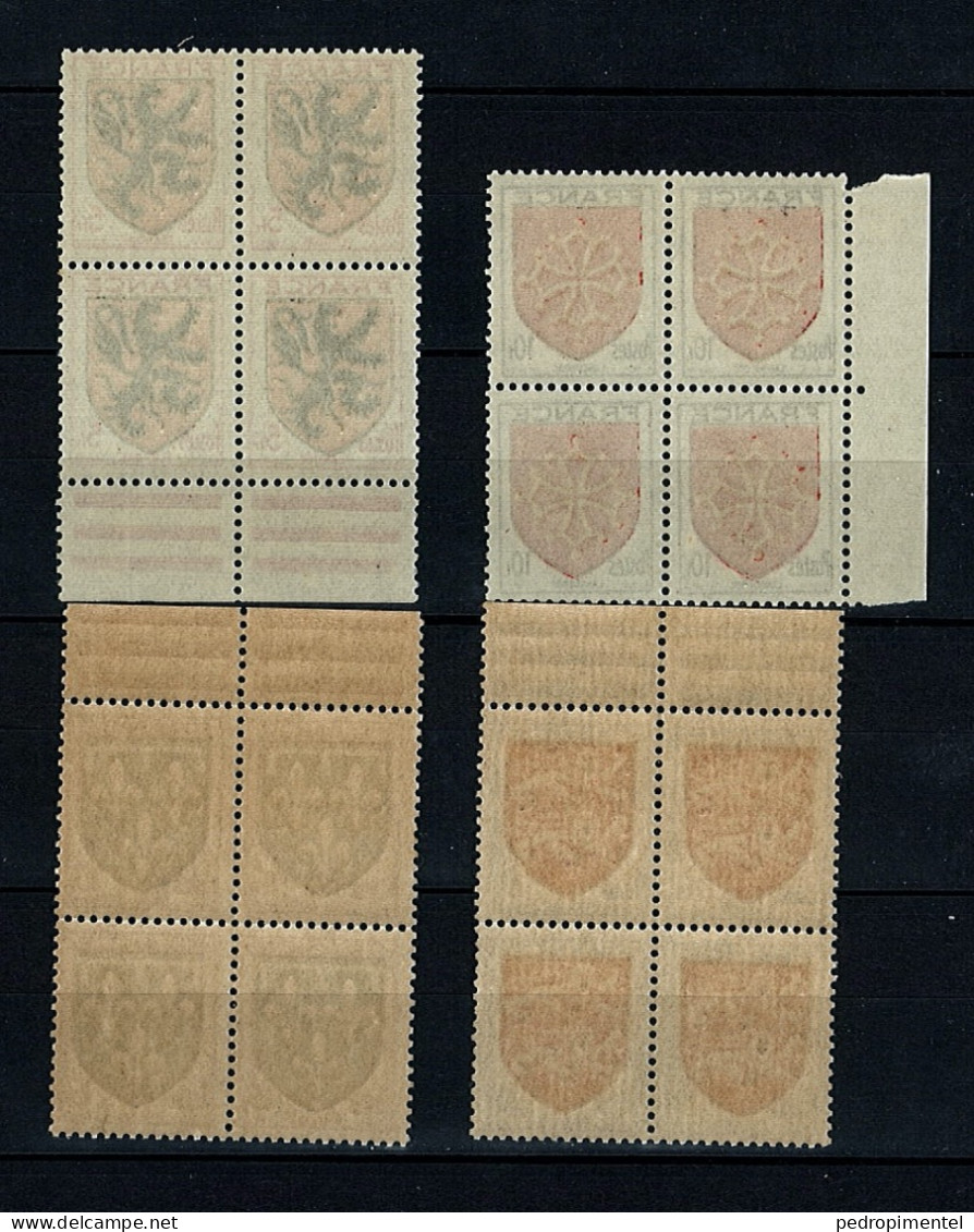 France Stamps | 1944 | City Crests | MNH 607-610 - Ongebruikt