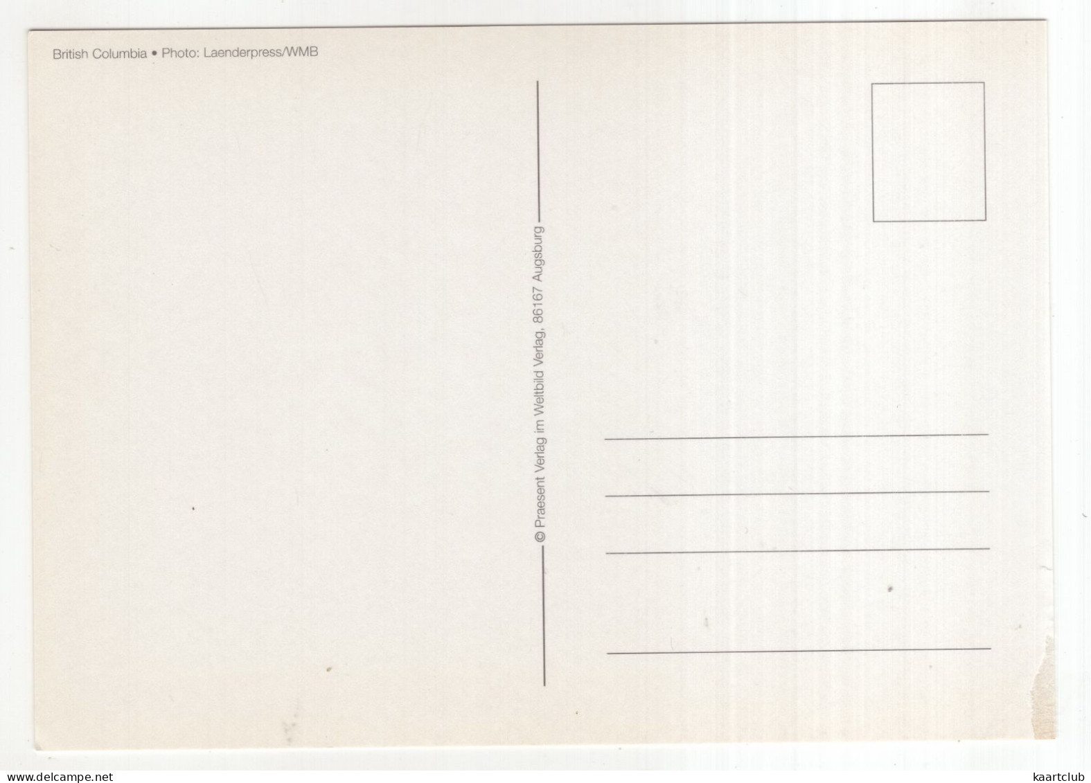 British Columbia - (Canada) - Sonstige & Ohne Zuordnung