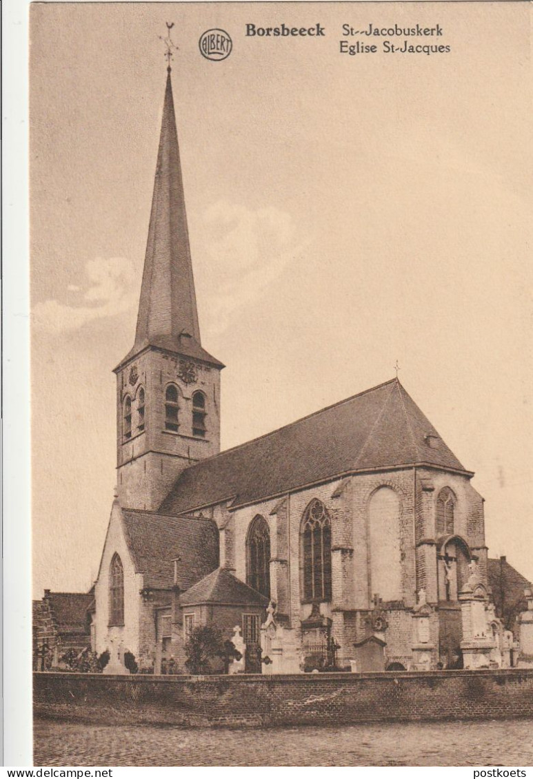 Borsbeek, Kerk, 2 Scans - Borsbeek