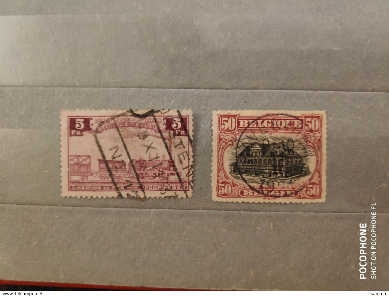 Belgium	Locomotives Architecture (F96) - Used Stamps