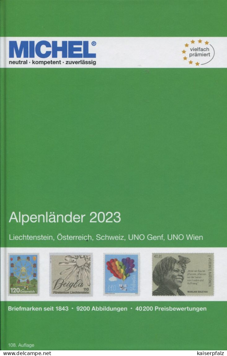 MICHEL Europa Band 1 Von 2023 - Alpenländer - Germany