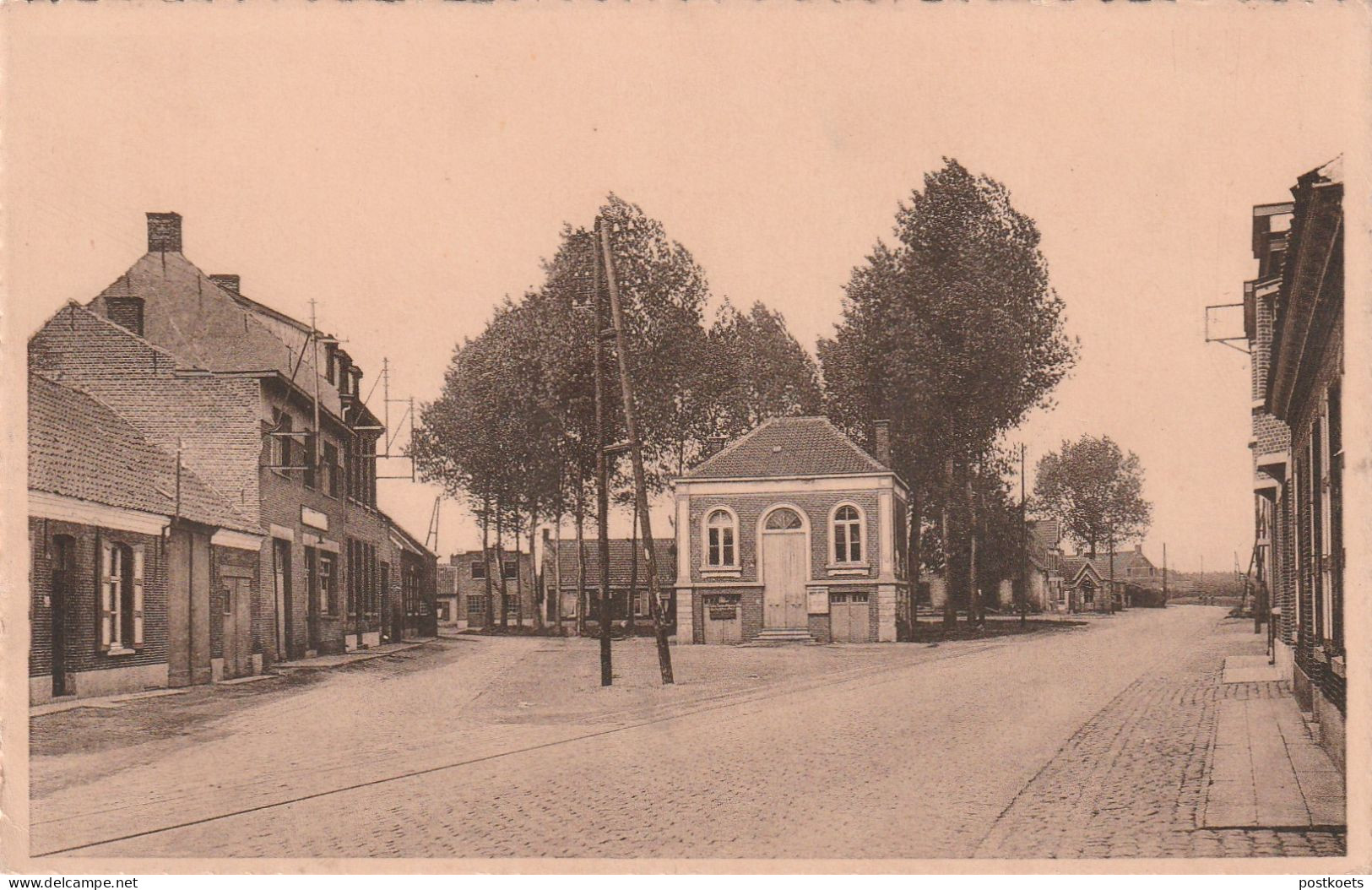 Zoersel, Gemeentehuis,   2 Scans - Zörsel