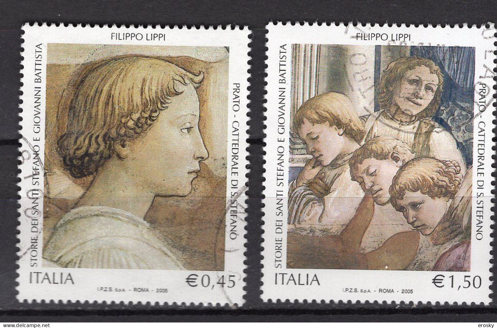 Y5346 - ITALIA Ss N°2850/51 - ITALIE Yv N°2808/09 - 2001-10: Used