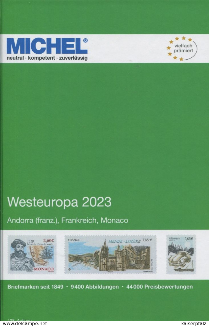 MICHEL Europa Band 3 Von 2023 - Westeuropa - Allemagne