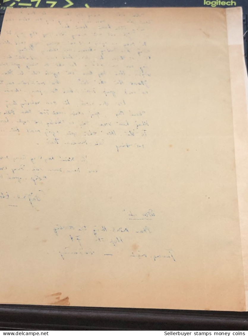 South Vietnam Letter-sent Mr Ngo Dinh Nhu -year-12/3/1953 No-109- 1 Pcs Paper Very Rare - Documenti Storici