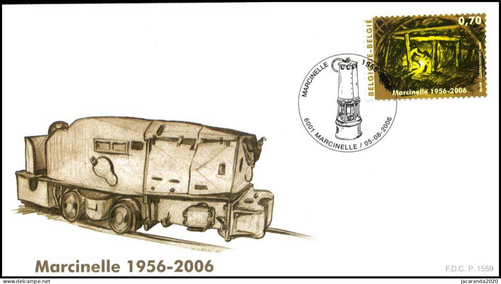 3547 - FDC - Herdenking Van De Mijnramp In Marcinelle P1559 - 2001-2010