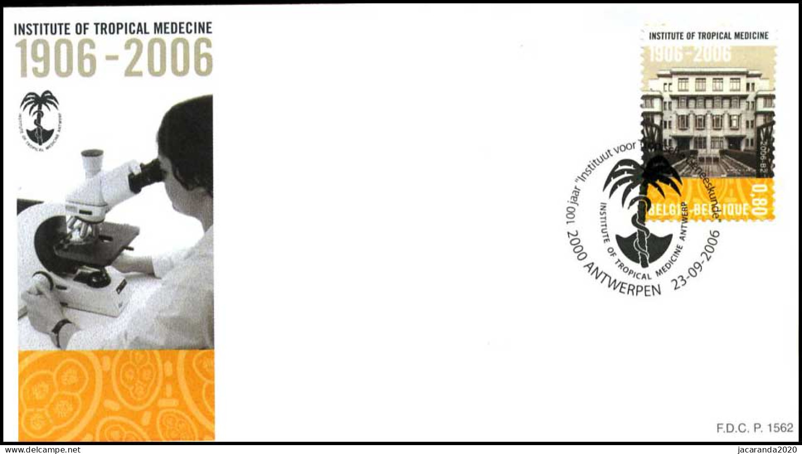 3552 - FDC - Instituut Voor Tropische Geneeskunde Antwerpen P156 - 2001-2010