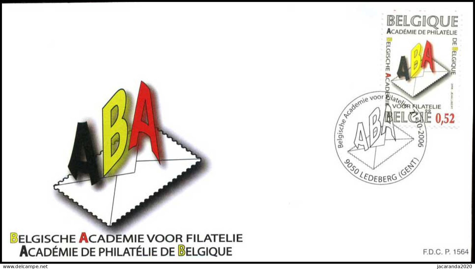 3553 - FDC - De Belgische Academie Voor Filatelie P1564 - 2001-2010