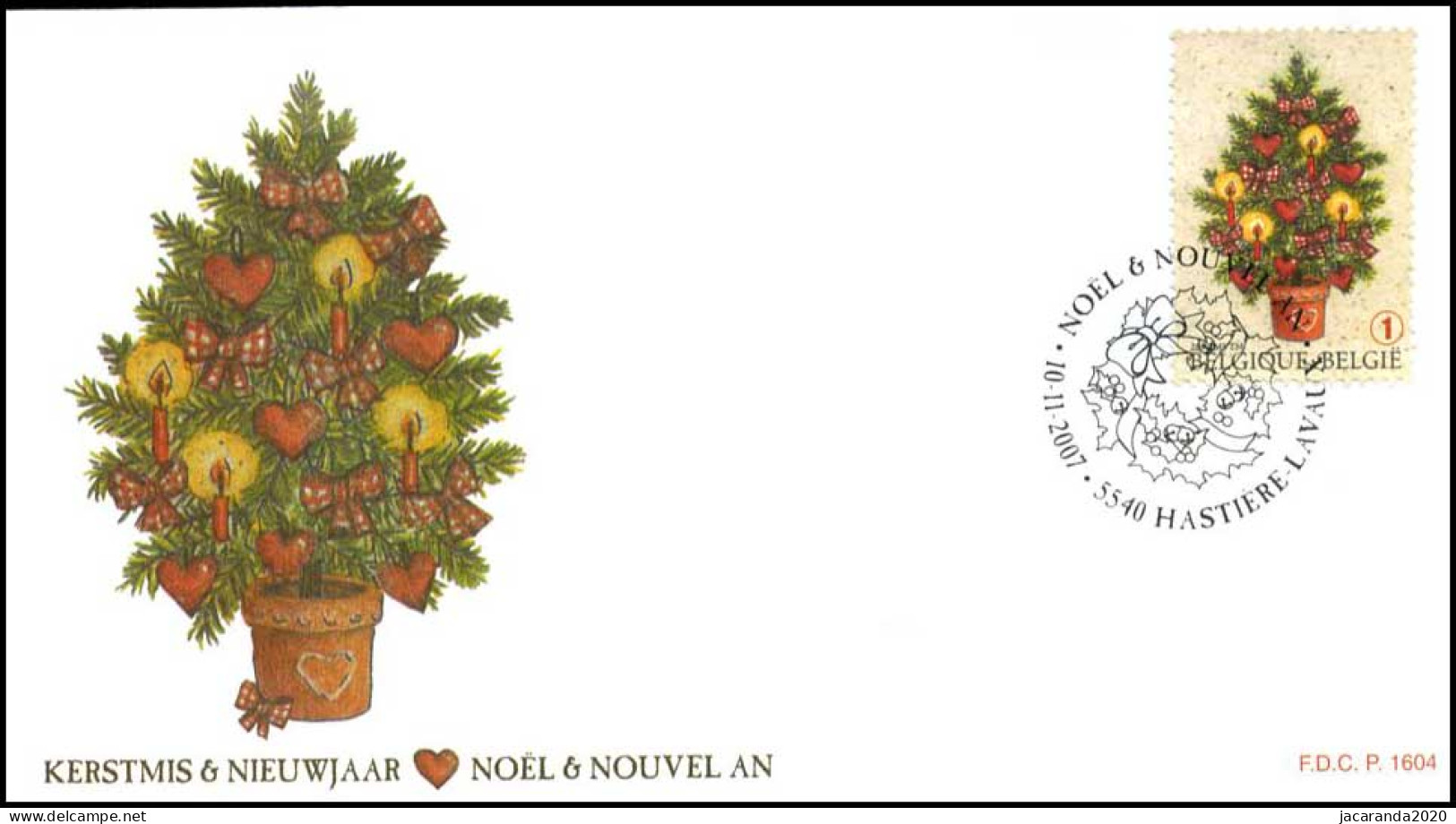 3733 - FDC - Kerstmis En Nieuwjaar P1604 - 2001-2010