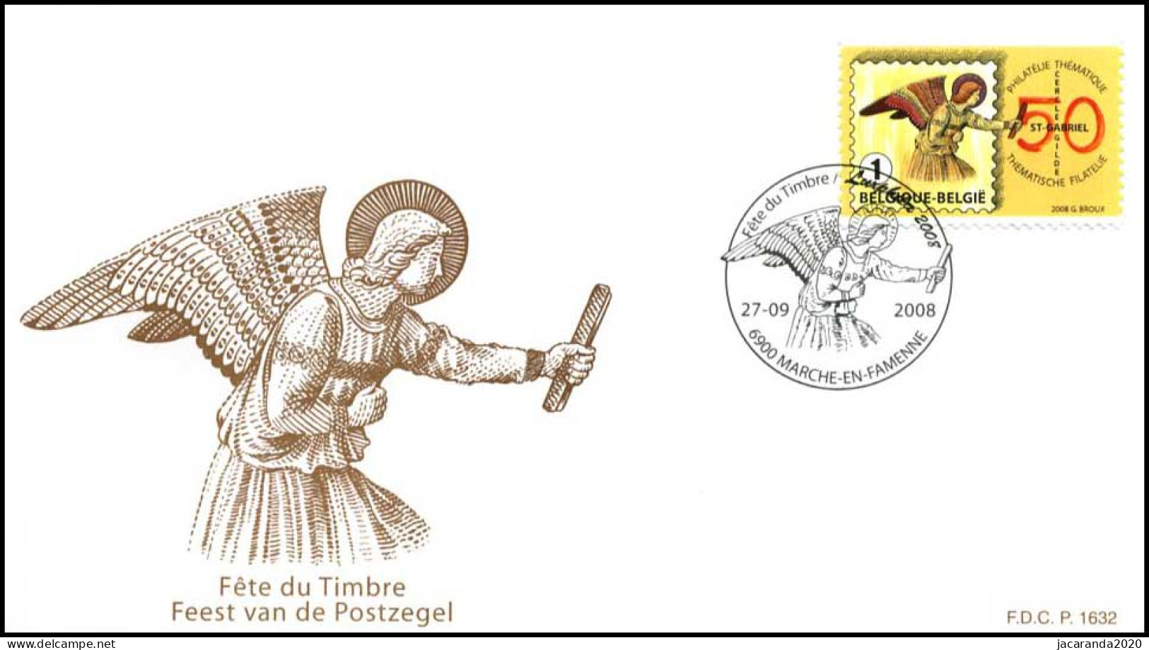 3830 - FDC - Feest Van De Postzegel : Thematische Filatelie P163 - 2001-2010