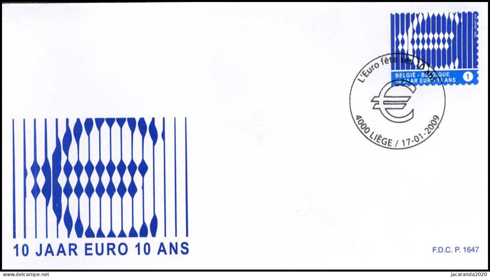 3873 - FDC - De Euro Wordt 10 P1647 - 2001-2010