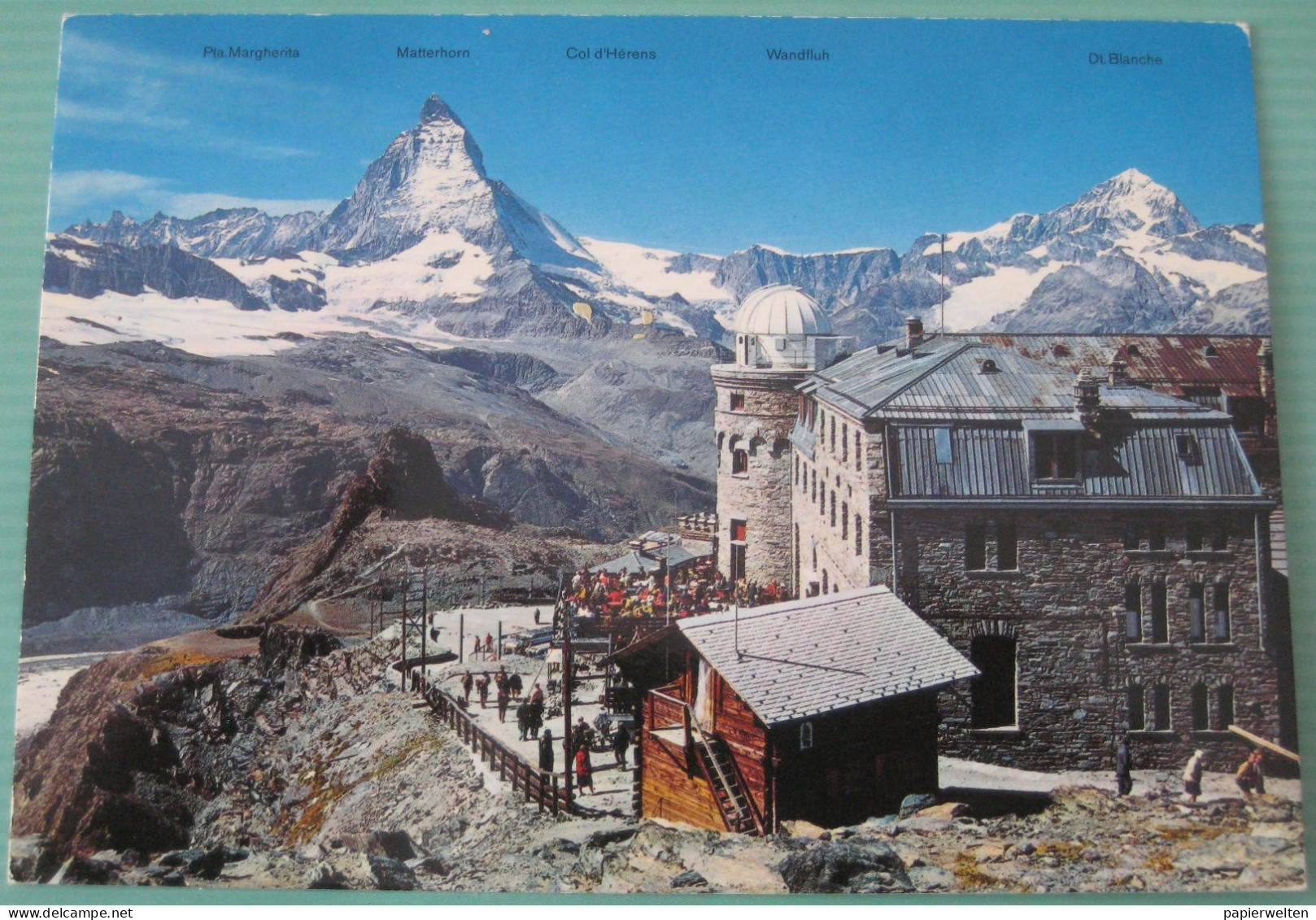 Zermatt (VS) - Gornergrat: Kulmhotel Mit Matterhorn Und Dent Blanche - Zermatt