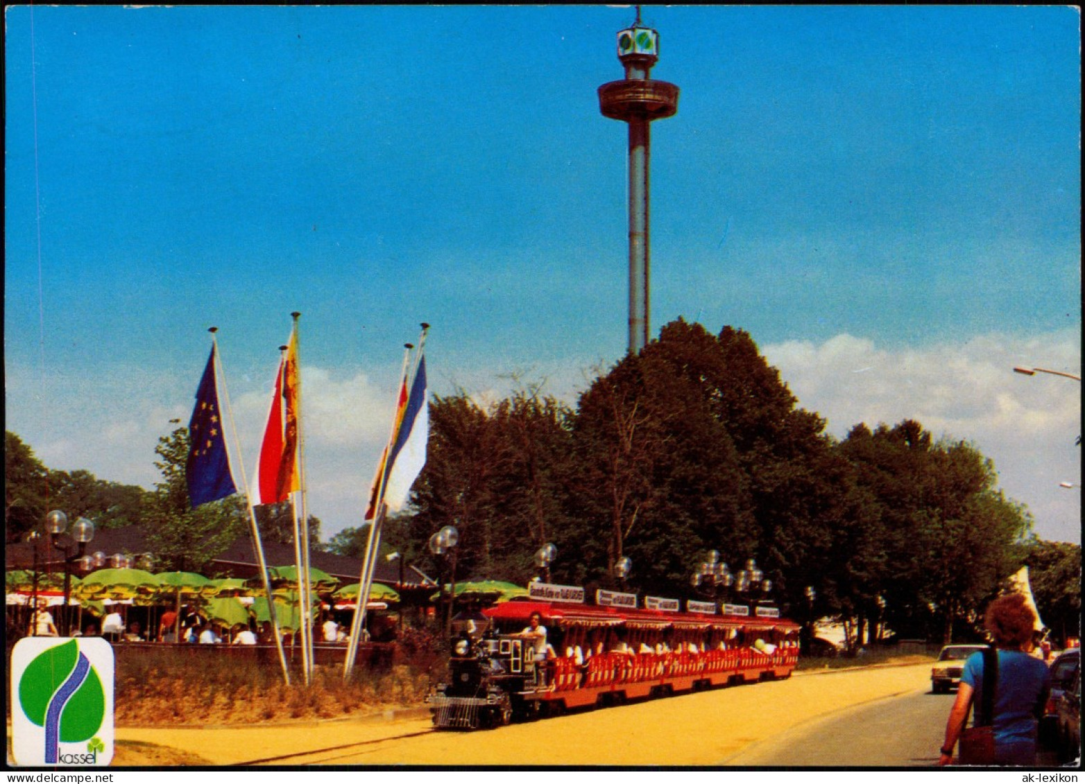 Ansichtskarte Kassel Bundesgartenschau Aue-Express Und Flower Tower 1981 - Kassel