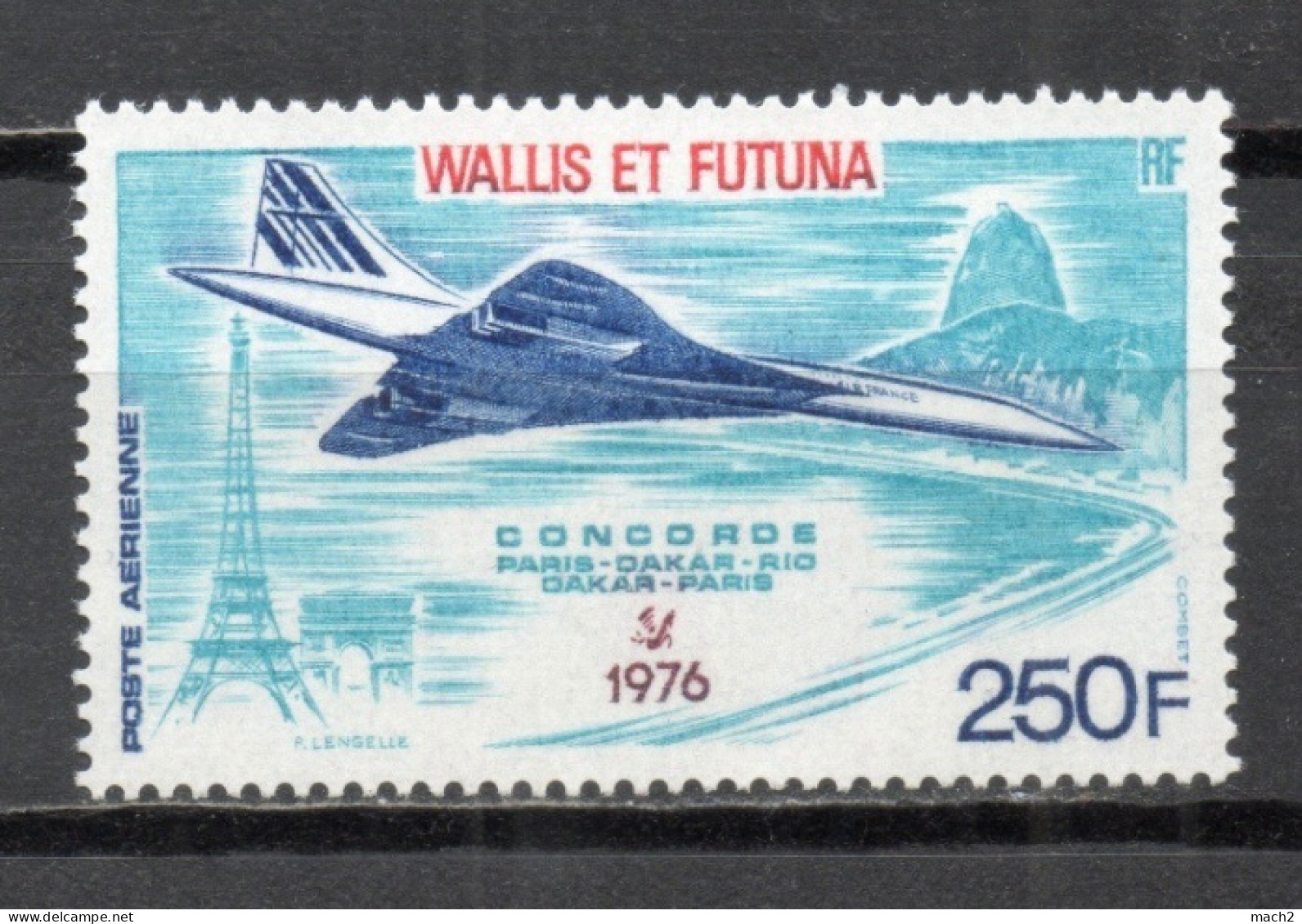 WALLIS ET FUTUNA PA N° 71 NEUF SANS CHARNIERE COTE 31.00€ AVION CONCORDE - Concorde