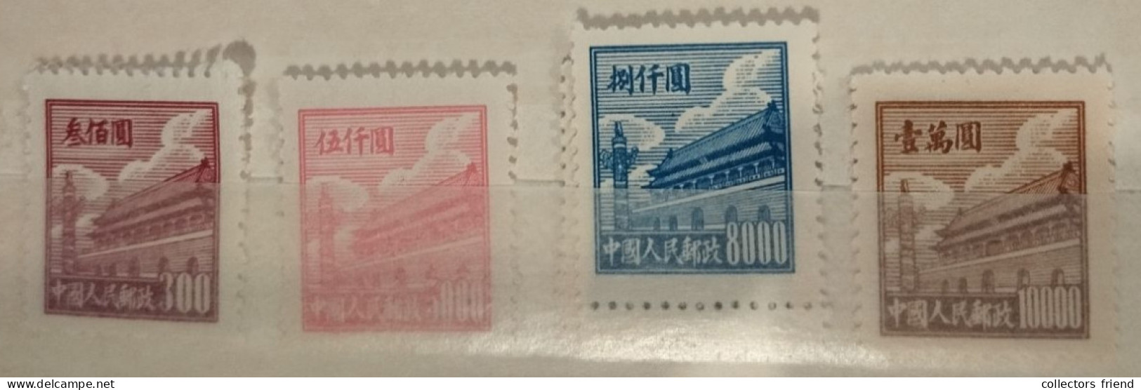 China- 1950 - Mi-nr.: 13 + 18 + 19 + 20 - MNH - Nuovi