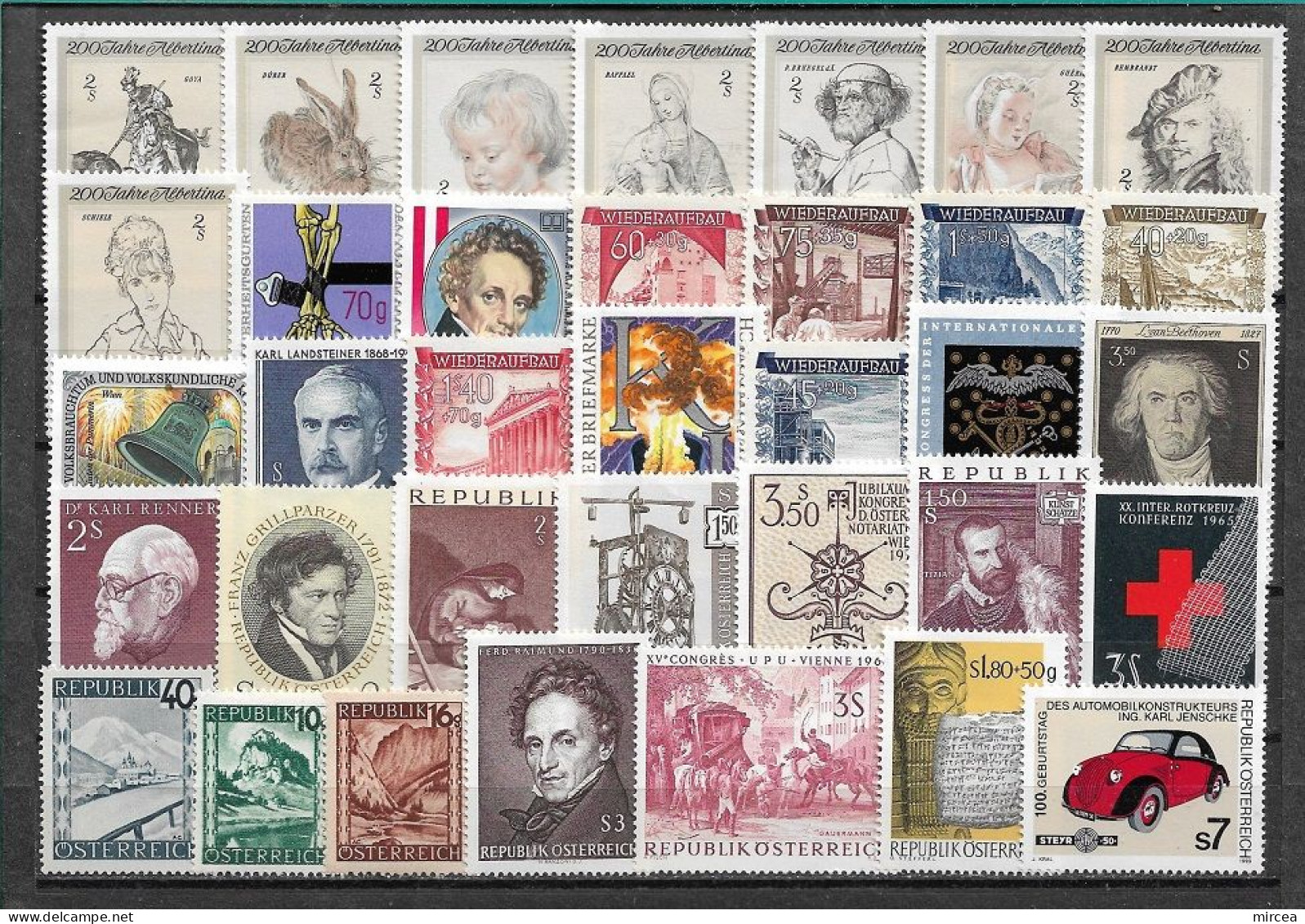 C5050 - Lot Timbres Neufs** Austria - Collections