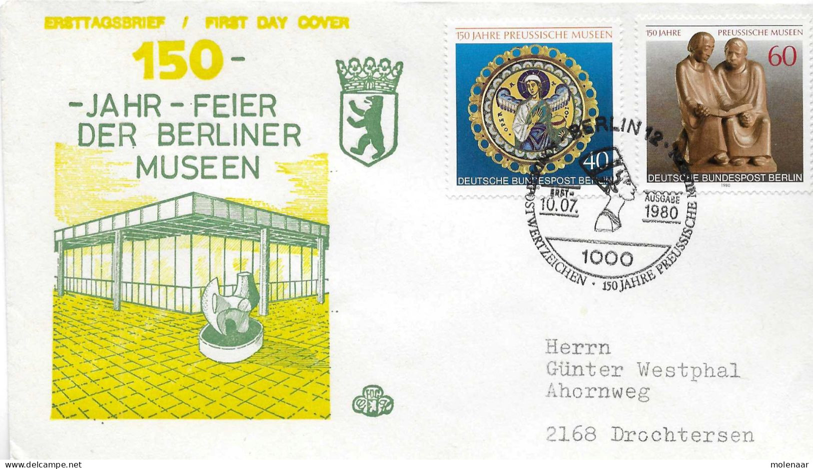 Postzegels > Europa > Duitsland > Berljin > 1980-1991 > Brief Met No. 625-626 (17192) - Brieven En Documenten