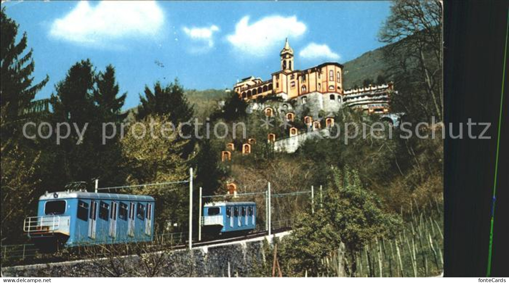 11676821 Locarno TI Santuario Dell Madonna Del Sasso Bergbahn  - Autres & Non Classés