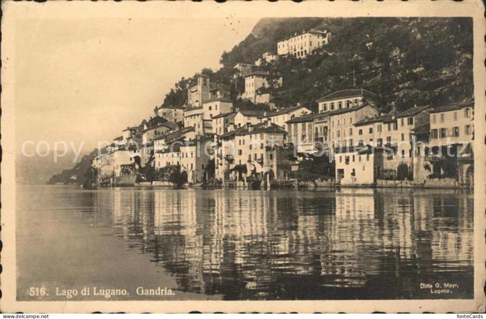 11676793 Gandria Lago Di Lugano Haeuser Am See Gandria - Autres & Non Classés