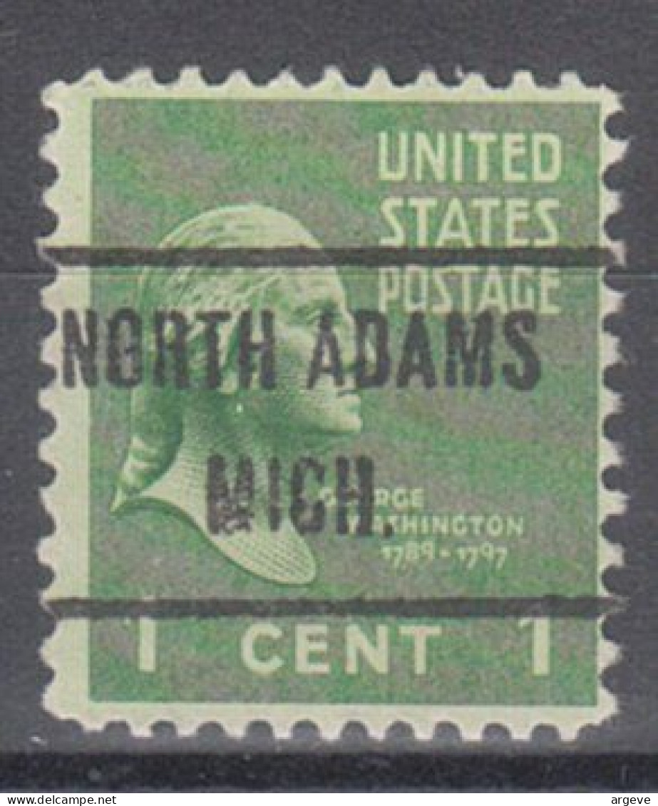 USA Precancel Vorausentwertungen Preo Locals Michigan, North Adams 471 - Precancels