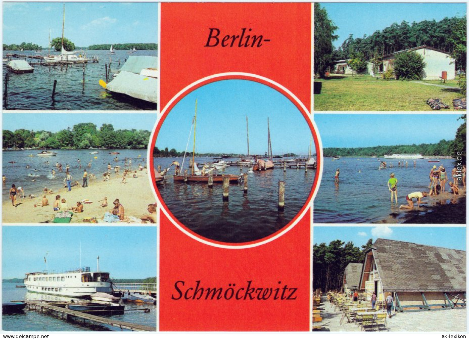 Schmöckwitz Berlin Seddinsee, Zeuthener See, Intercamping Krossinsee, 1981 - Schmöckwitz