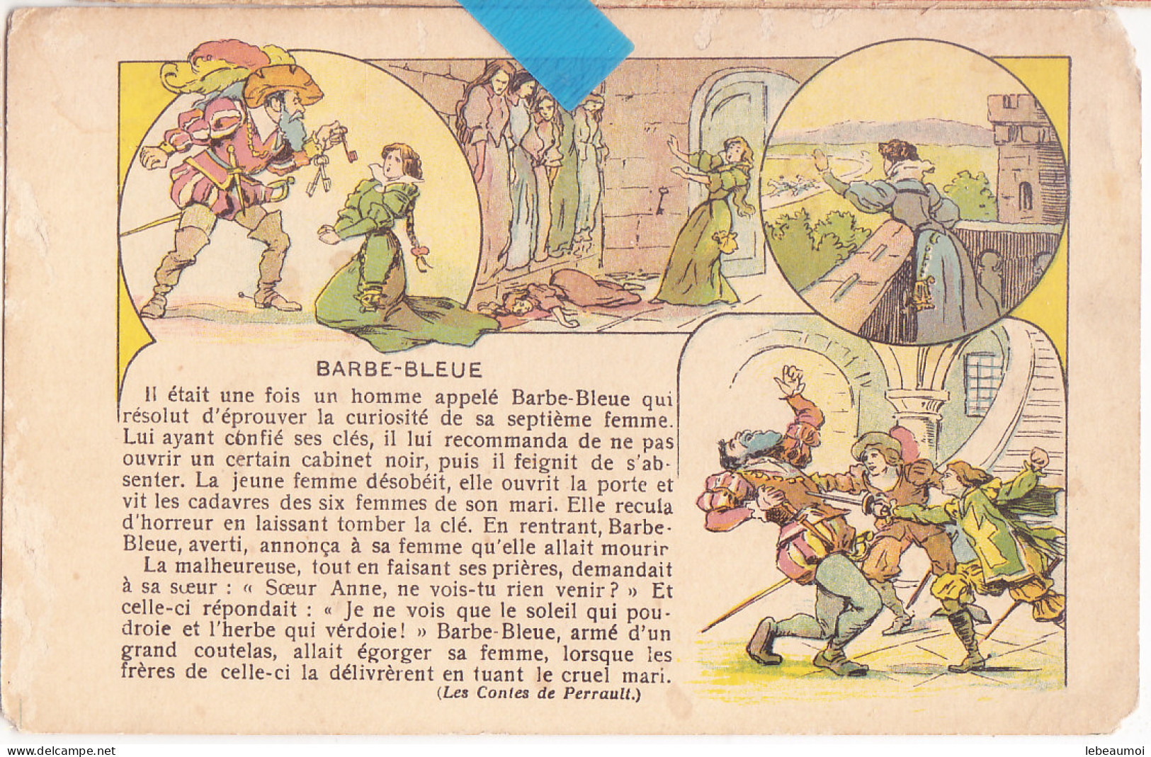Nyy-  Cpa  BARBE BLEUE  - Contes, Fables & Légendes
