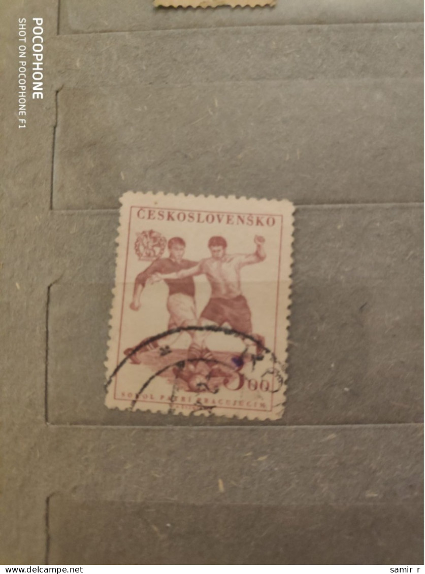 Czechoslovakia	Football (F96) - Used Stamps