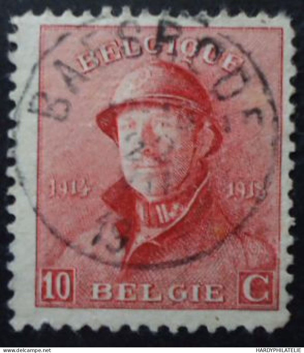 BELGIQUE N°168 Oblitéré - 1919-1920 Behelmter König