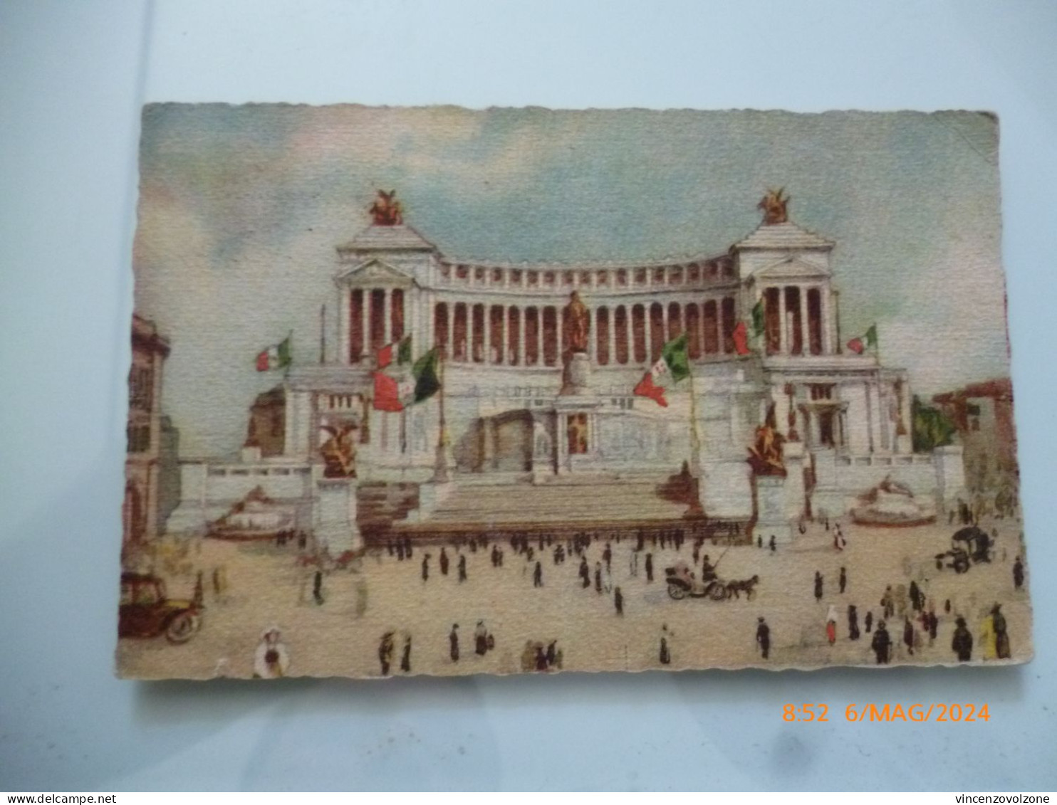 Cartolina Viaggiata "ROMA  Monumento A Vittorio Emanuele II° " 1928 - Altare Della Patria