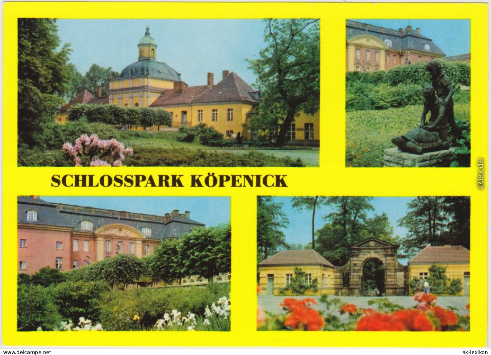 Ansichtskarte Köpenick Berlin Schlosspark Köpenick 1979 - Koepenick
